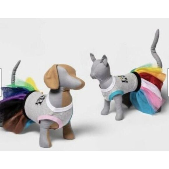 Pride‎ Pet Costume-NWT-Size Large-Tee & Tutu Dogs/Cats-LGBTQ+ - Picture 3 of 7
